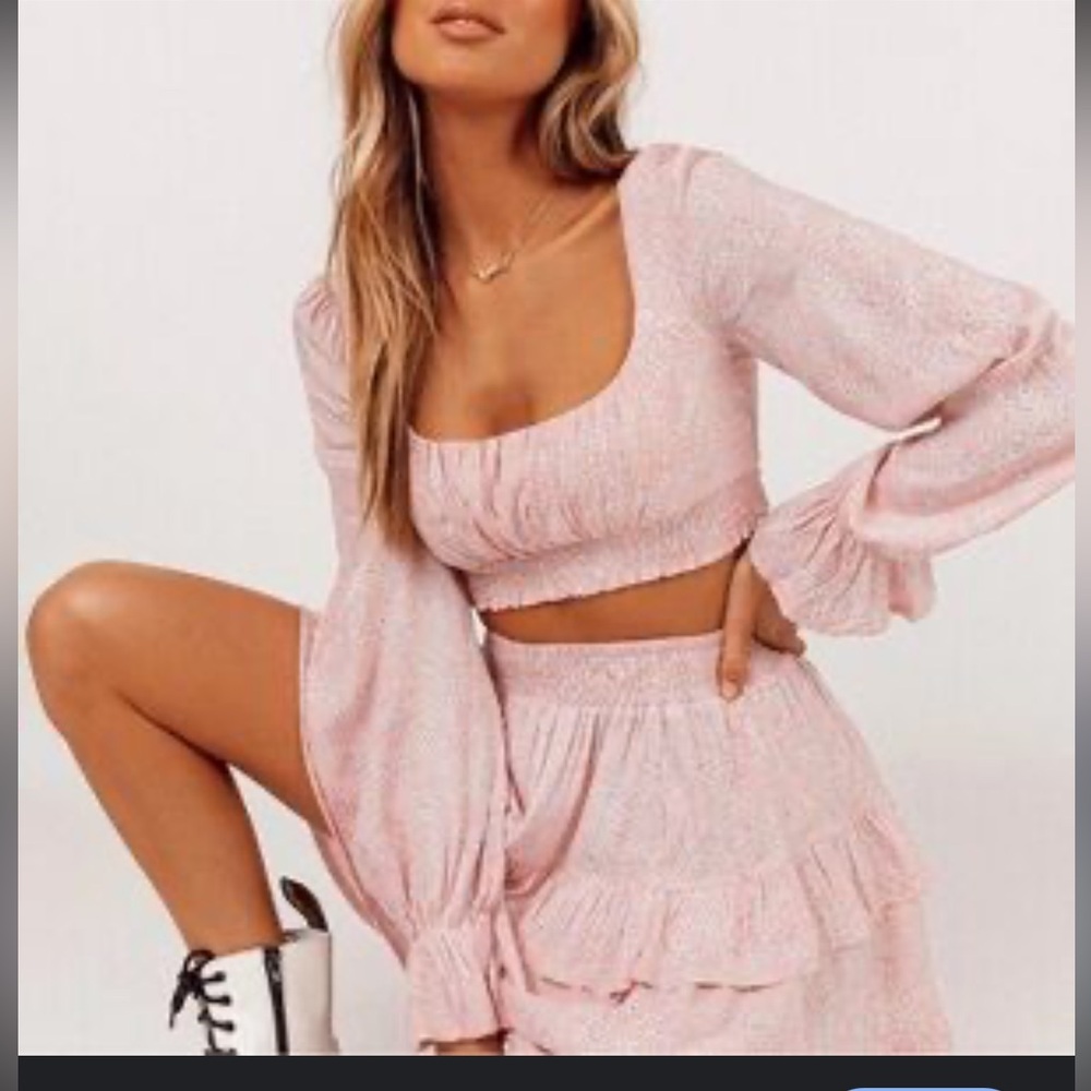 Princess Polly The Susanna Set Blush